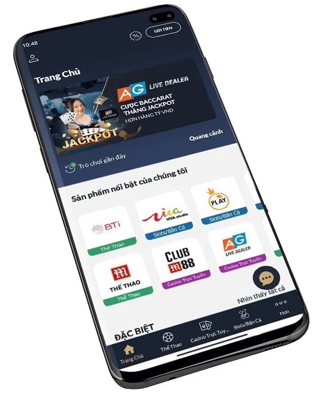 Giao diện cá cược trực tiếp động